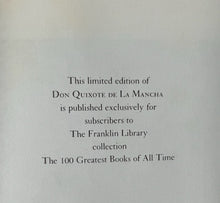 Load image into Gallery viewer, Don Quijote de la Mancha, Edición limitada, de Miguel de Cervantes Saavedra
