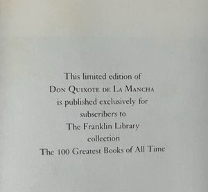 Don Quijote de la Mancha, Edición limitada, de Miguel de Cervantes Saavedra