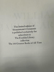 Eight Comedies, edición limitada de William Shakespeare